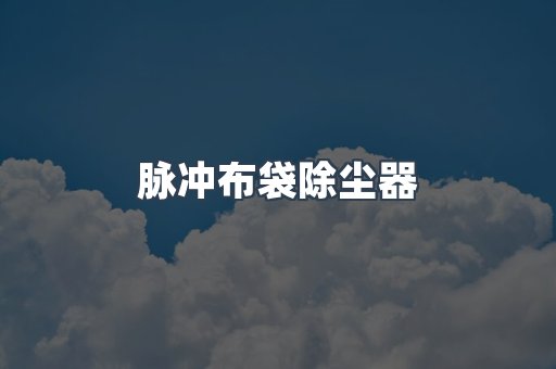 脉冲布袋除尘器